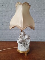 Table lamp Rococo France Porcelain 1920