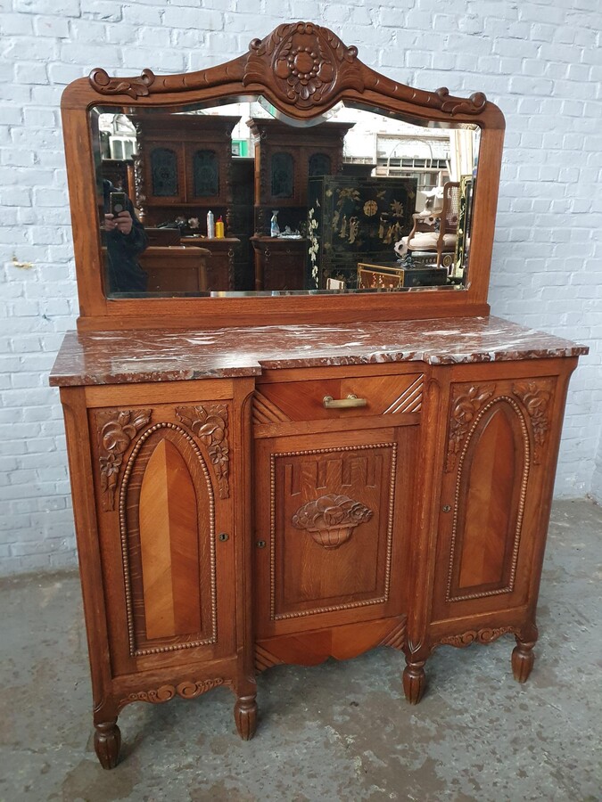 Art Deco (Louis XVI) Server (marble top)