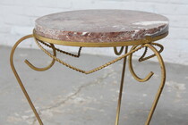 Art Deco Sidetable (Marble top)