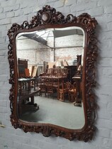 Mirror Black forest France Oak 1880
