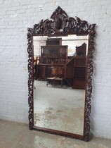Mirror (Large) Black forest France Oak 1880