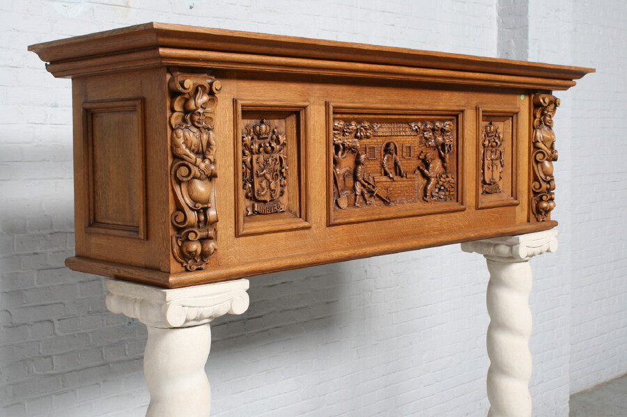 Breughel style Fireplace mantel