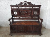 Brittany Style Hall Bench