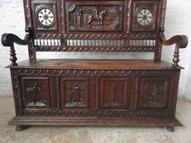 Brittany Style Hall Bench