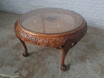 Coffee Table (Large) Chippendale Belgium Walnut 1930