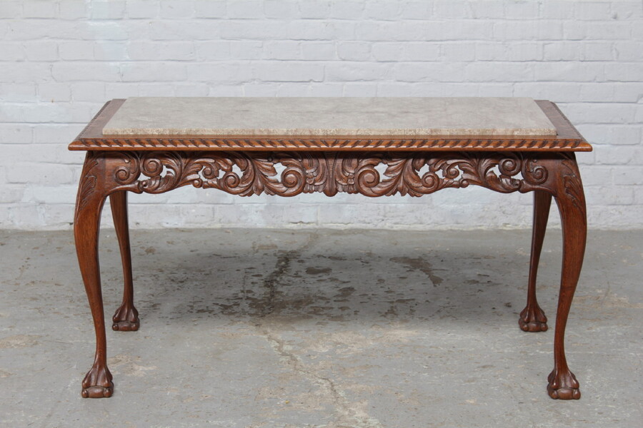 Chippendale Coffee Table (Marble top)