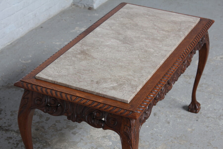 Chippendale Coffee Table (Marble top)