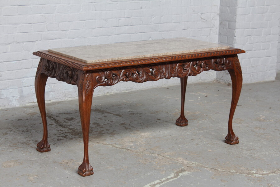 Chippendale Coffee Table (Marble top)