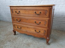 Chest of Drawers Country French Belgium Oak 1920