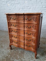 Country French (Louis XV) Chest of Drawers