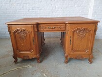 Office set Country French (Louis XV) Belgium Oak 1920