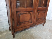 Country French (Louis XV) Vitrine (Display Cabinet)