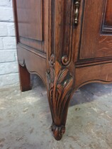 Country French (Louis XV) Vitrine (Display Cabinet)