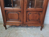 Country French (Louis XV) Vitrine (Display Cabinet)