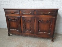 Sideboard Country French Belgium Oak 1920