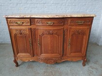 Country French Sideboard (marble top)