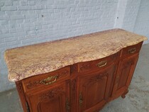 Country French Sideboard (marble top)