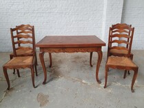 Country French Table +  4 chairs