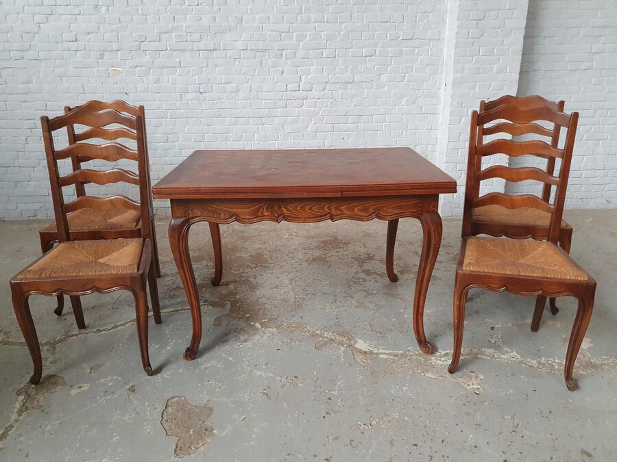 Country French Table +  4 chairs