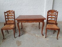 Country French Table +  4 chairs