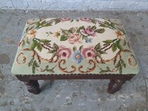 Country French (Tapestry) Stool (bench)