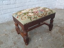 Country French (Tapestry) Stool (bench)