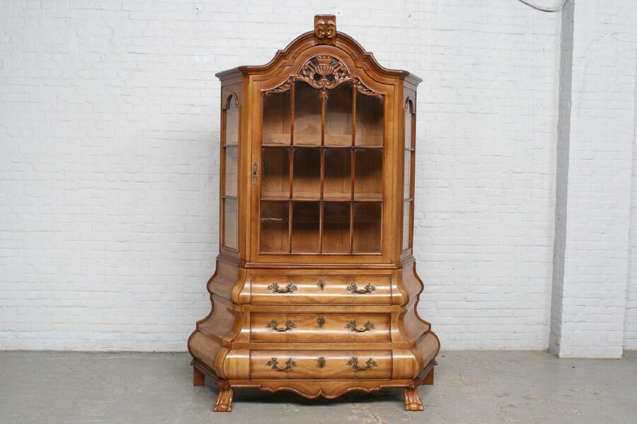 Dutch Chippendale Vitrine (Display Cabinet)