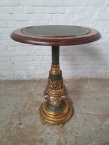 Sidetable Empire France Bronze/leather 1960