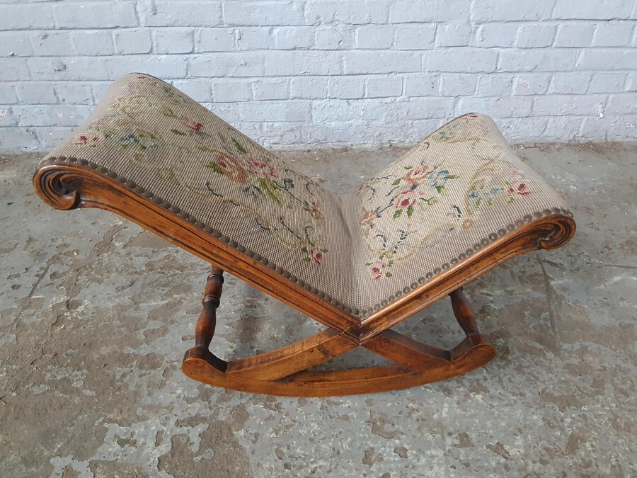 Flemish Footstool (Tapestry)