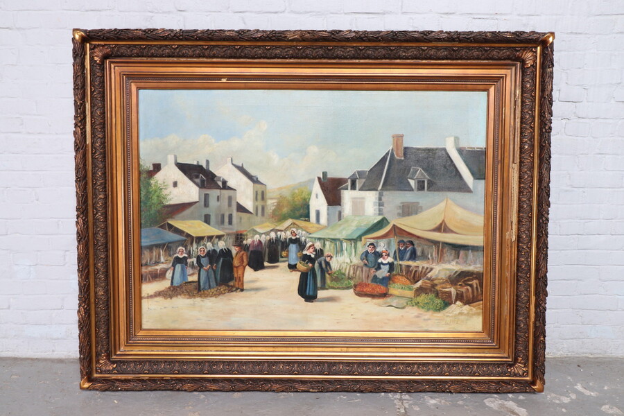 Flemish Painting  (Signed)