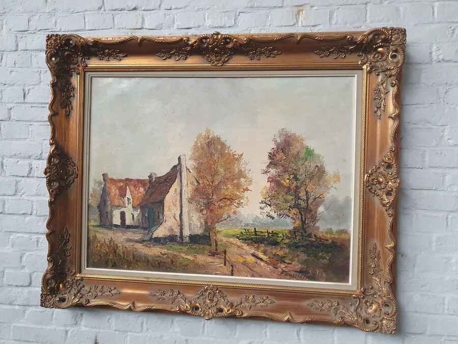 Flemish Painting  (Signed)