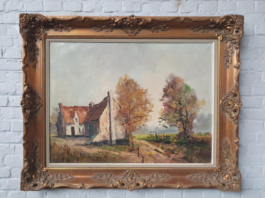 Flemish Painting  (Signed)