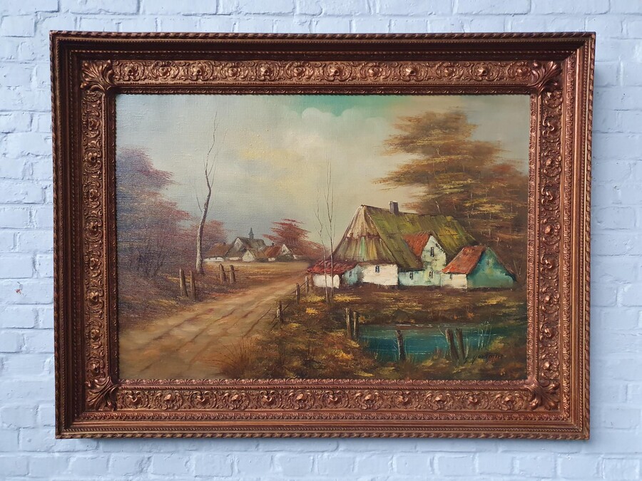 Flemish Painting  (Signed)