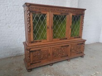 Flemish Renaissance Bookcase/Vitrine