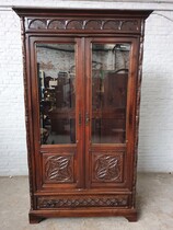 Bookcase Gothic France Oak 1890