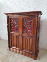 Cabinet Gothic Belgium Oak 1940