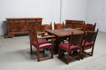 Dinningroomset Gothic Belgium Oak 1940