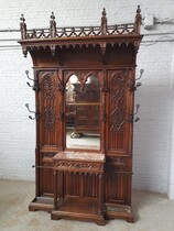 Halltree Gothic France Walnut 1890