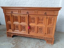 Sideboard Gothic Belgium Oak 1920