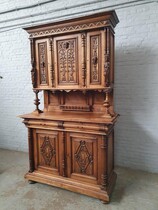 Cabinet (Buffet) Henry II (Renaissance) France Walnut 1890
