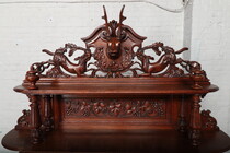 Hunting style Sideboard (marble top)