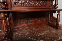 Hunting style Sideboard (marble top)