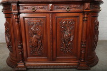 Hunting style Sideboard (marble top)