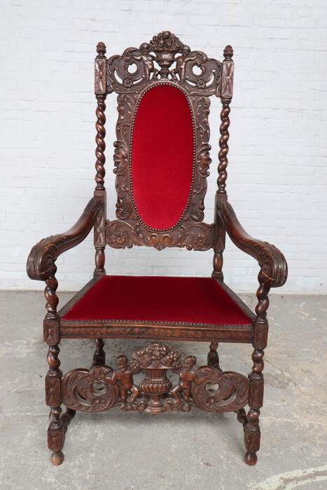 Jacobean  Armchairs (pair)