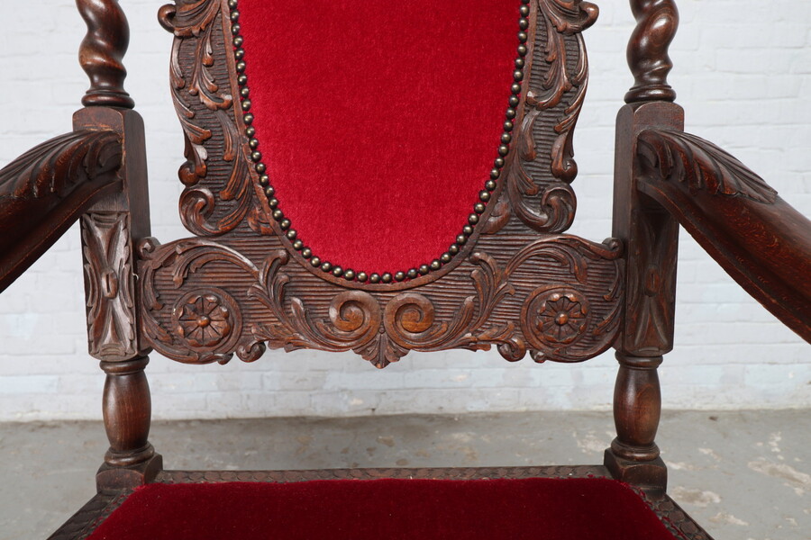 Jacobean  Armchairs (pair)