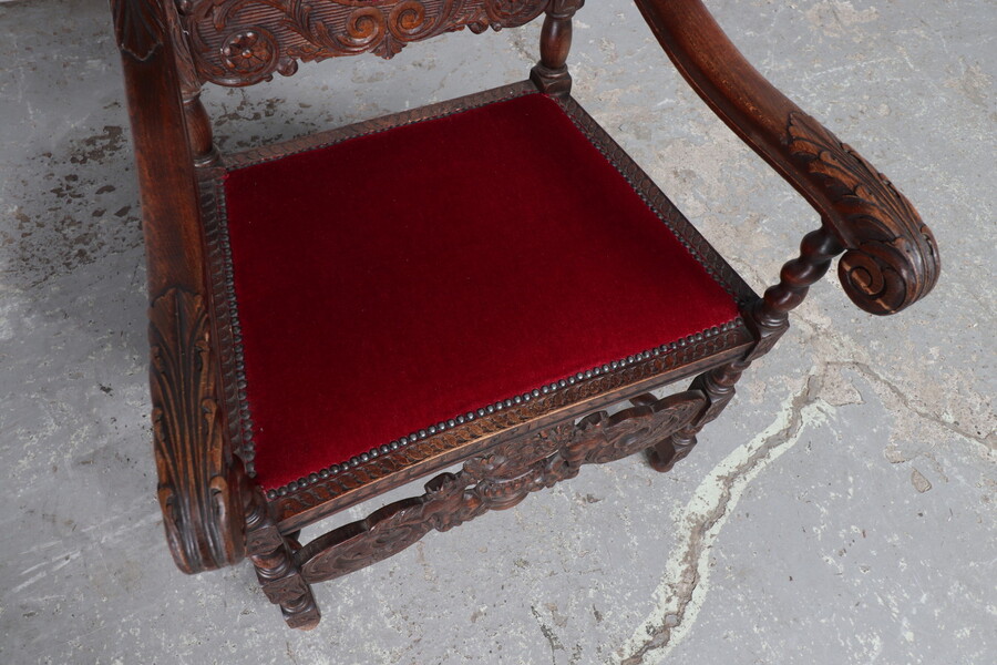 Jacobean  Armchairs (pair)