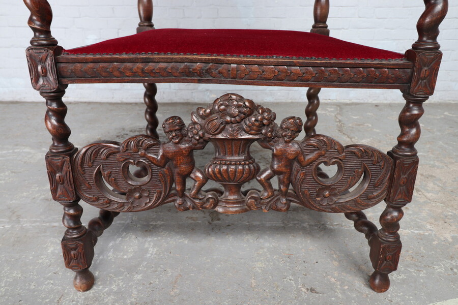 Jacobean  Armchairs (pair)