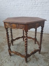 Sidetable Jacobean  Belgium Oak 1900