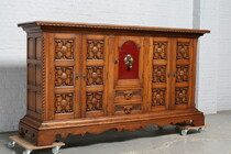 Leather insert Sideboard