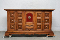 Leather insert Sideboard